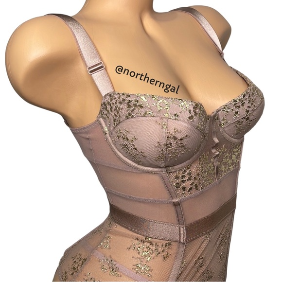 Damaged Victoria’s Secret Shine Lace Corset - Picture 9 of 17